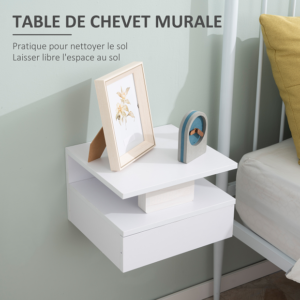 Table de Chevet Moderne – Design Élégant pour Chambre à Coucher